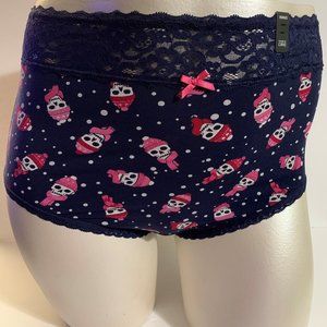 Torrid High Waist Panties Underwear Wide Lace Christmas Skulls Plus Size 2 18 20
